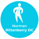 Image is a logo of dallas chiropractor norman rittenberry